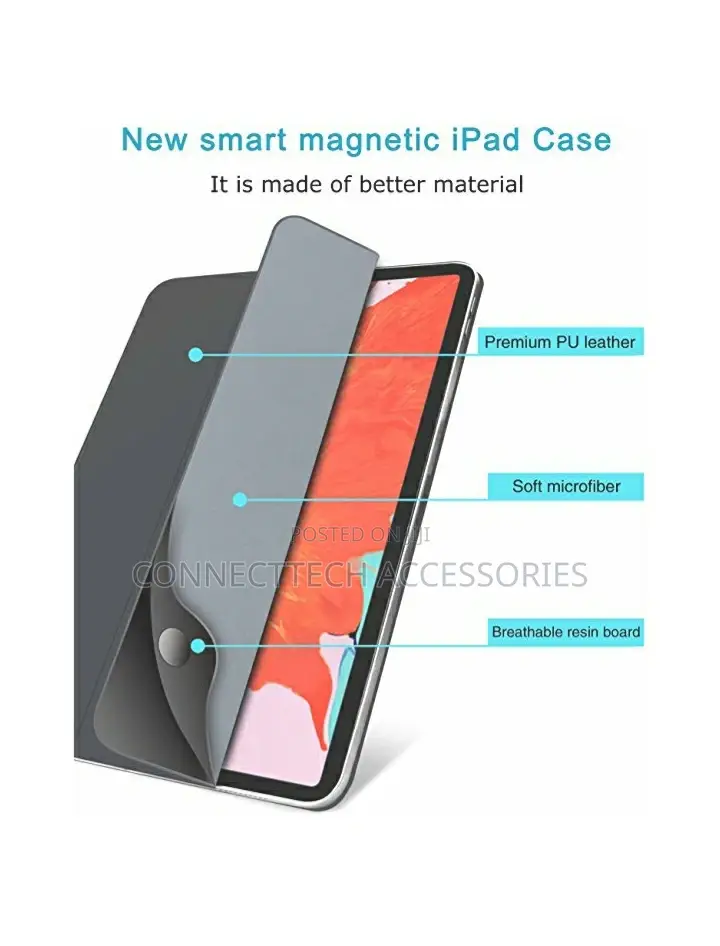 Mutural Case For iPad 12.9 Inch 2018,Ultra Slim Smart Wake/Sleep Case