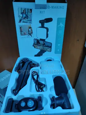 Microphone and Light and Stand