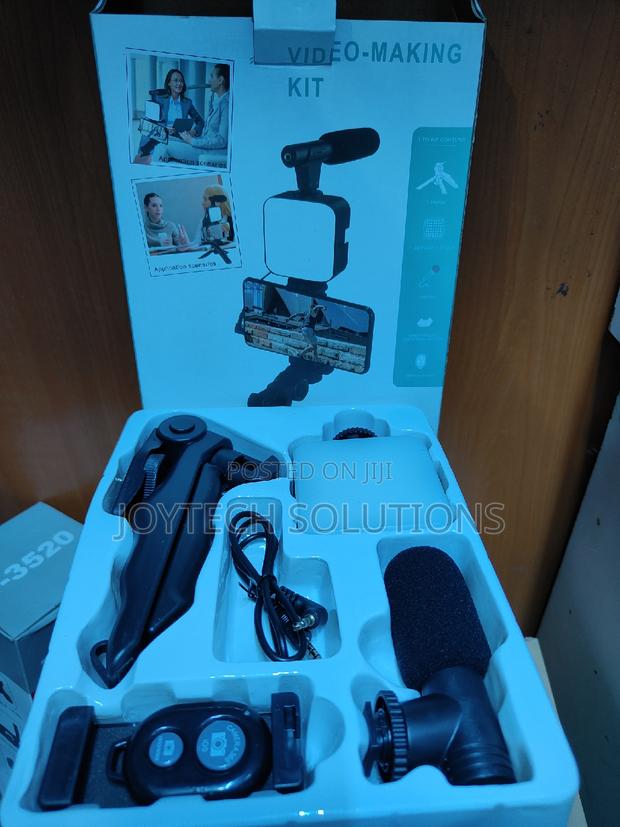 Microphone and Light and Stand