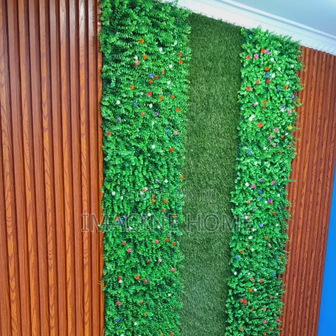 Artificial Floral Green Wall Hedges