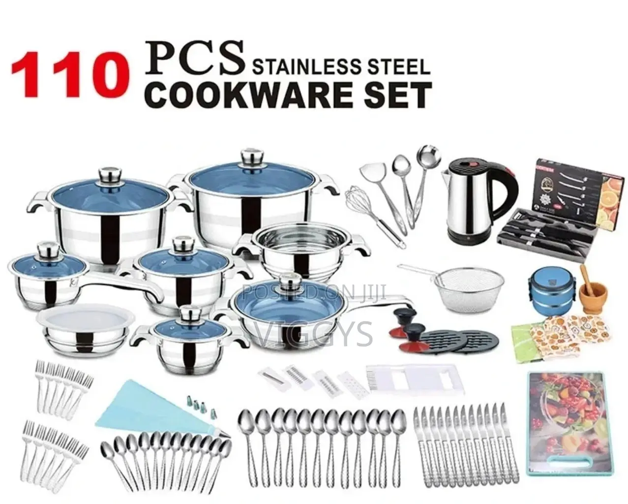 Marwa Cookware 110 PCS