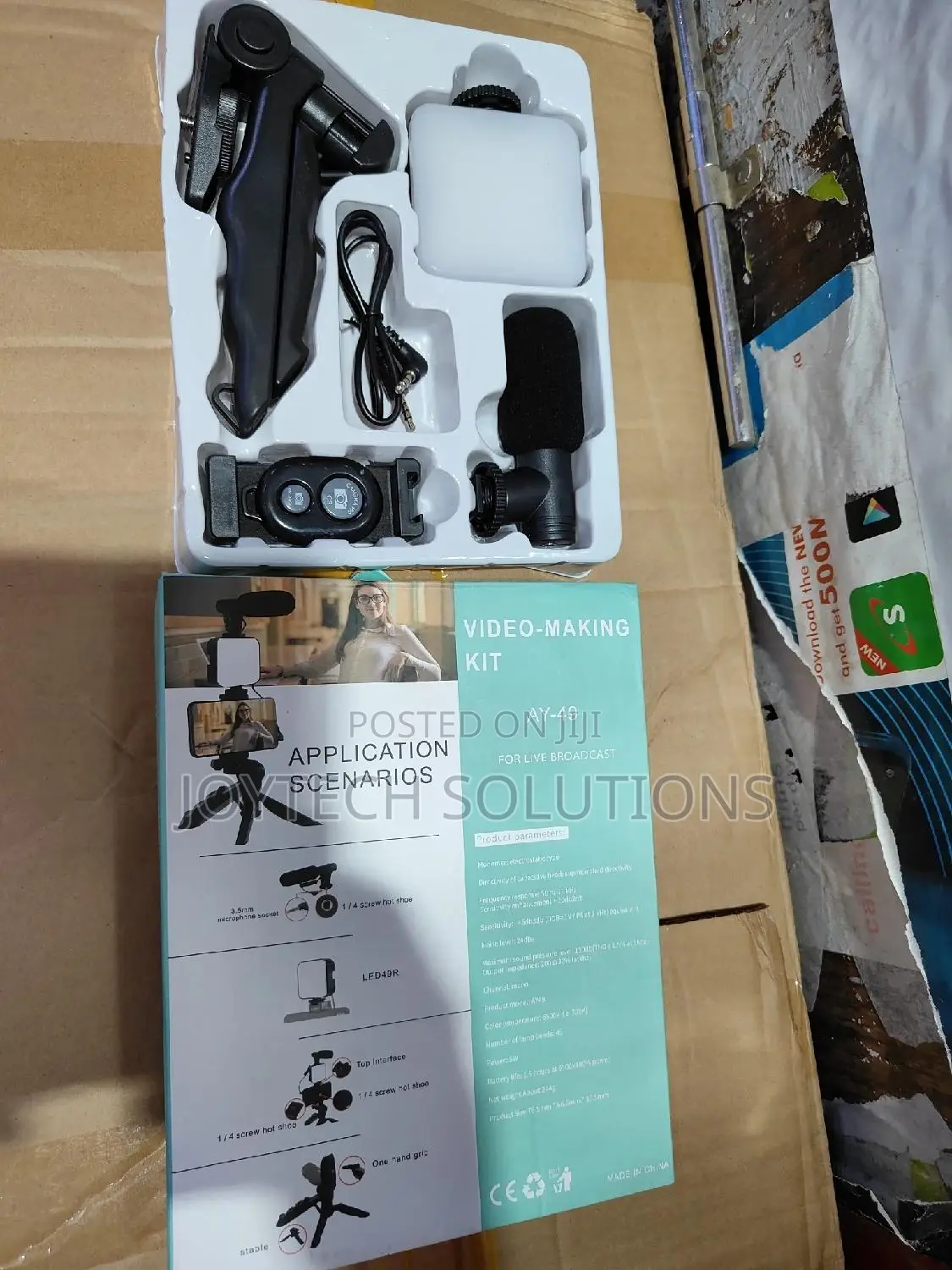 Mobile Phone Vedio Making Kit With Microphone Ay 49.