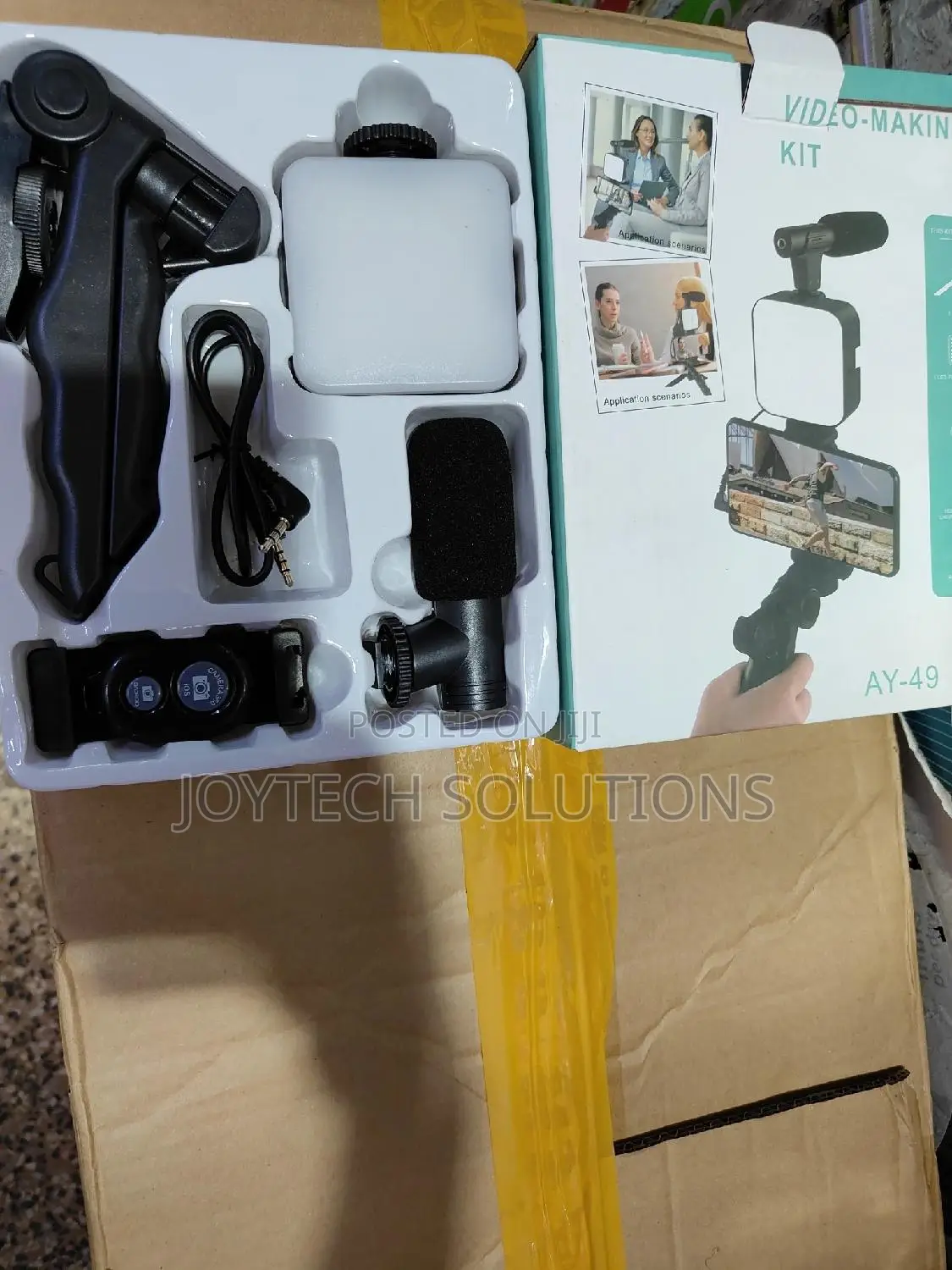 Mobile Phone Vedio Making Kit With Microphone Ay 49.