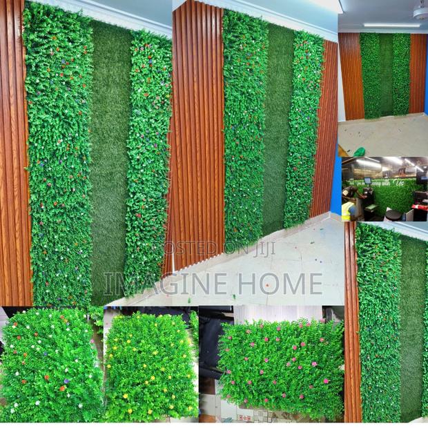 Artificial Floral Green Wall Hedges