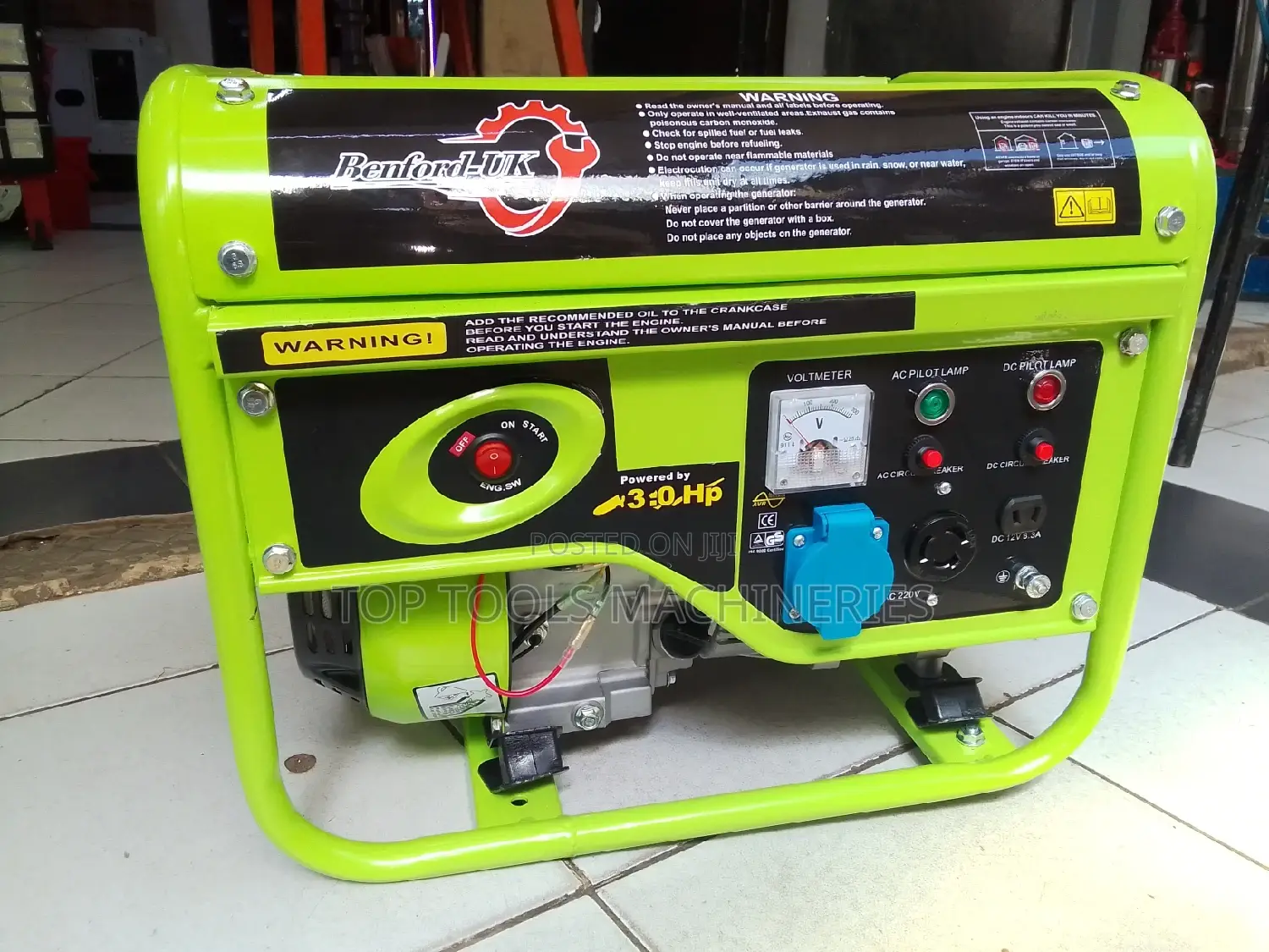 Benfor 4.5 Kva Petrol Generator