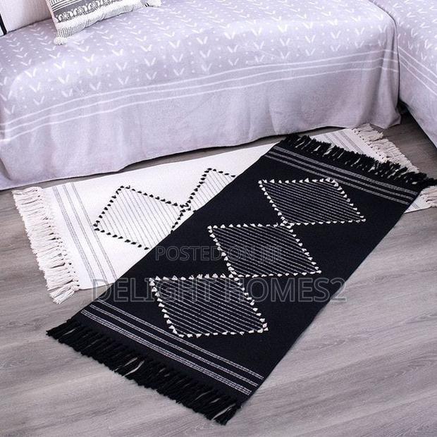 Bohemian Geometric Rugs With Tassles