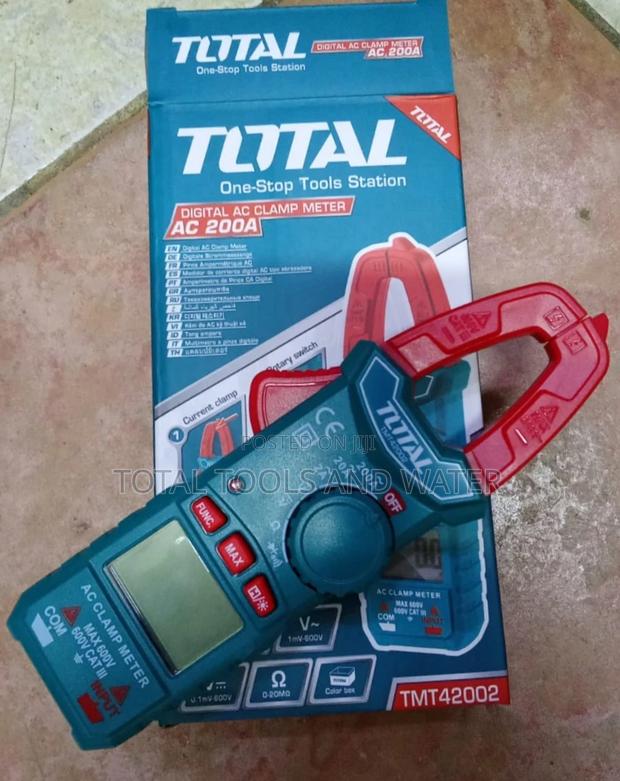 Total Original Digital AC Clamp Meter 200A