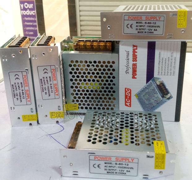 12v 5a Mini Open Power Supply With Circuit Protection