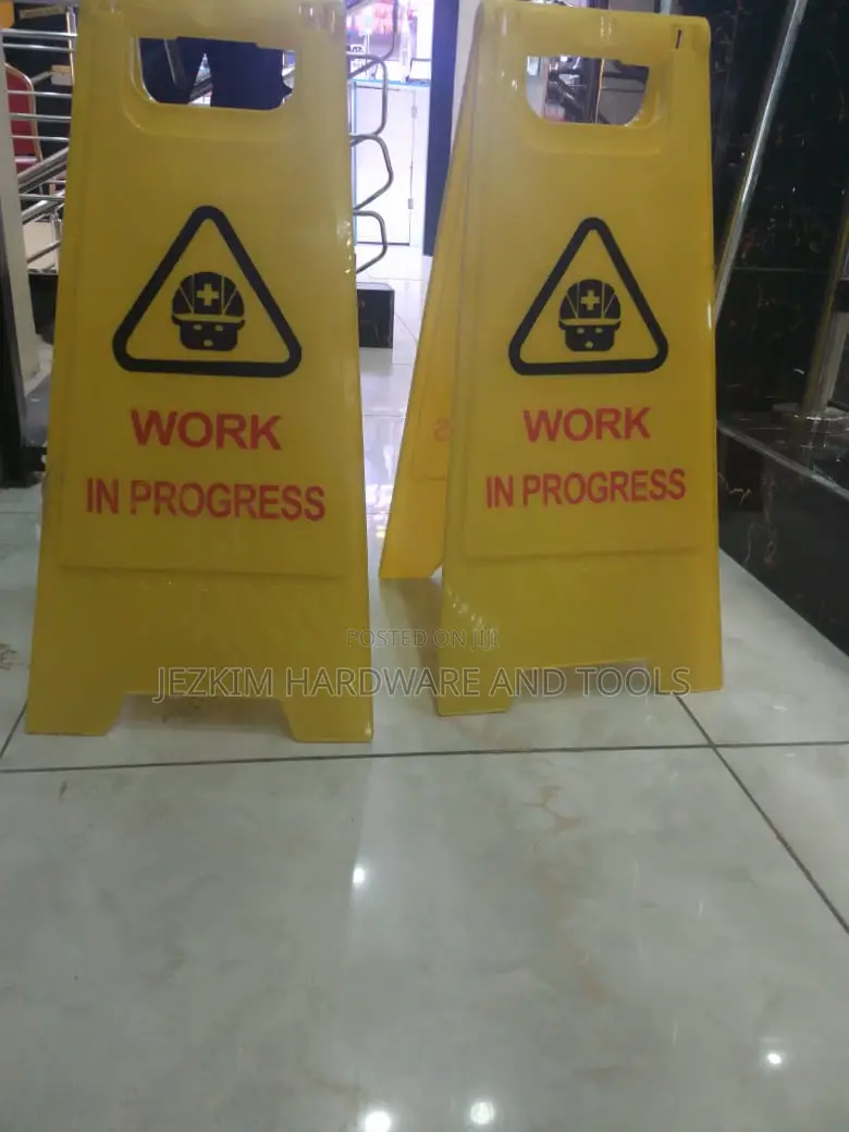 Work In Progress Sign