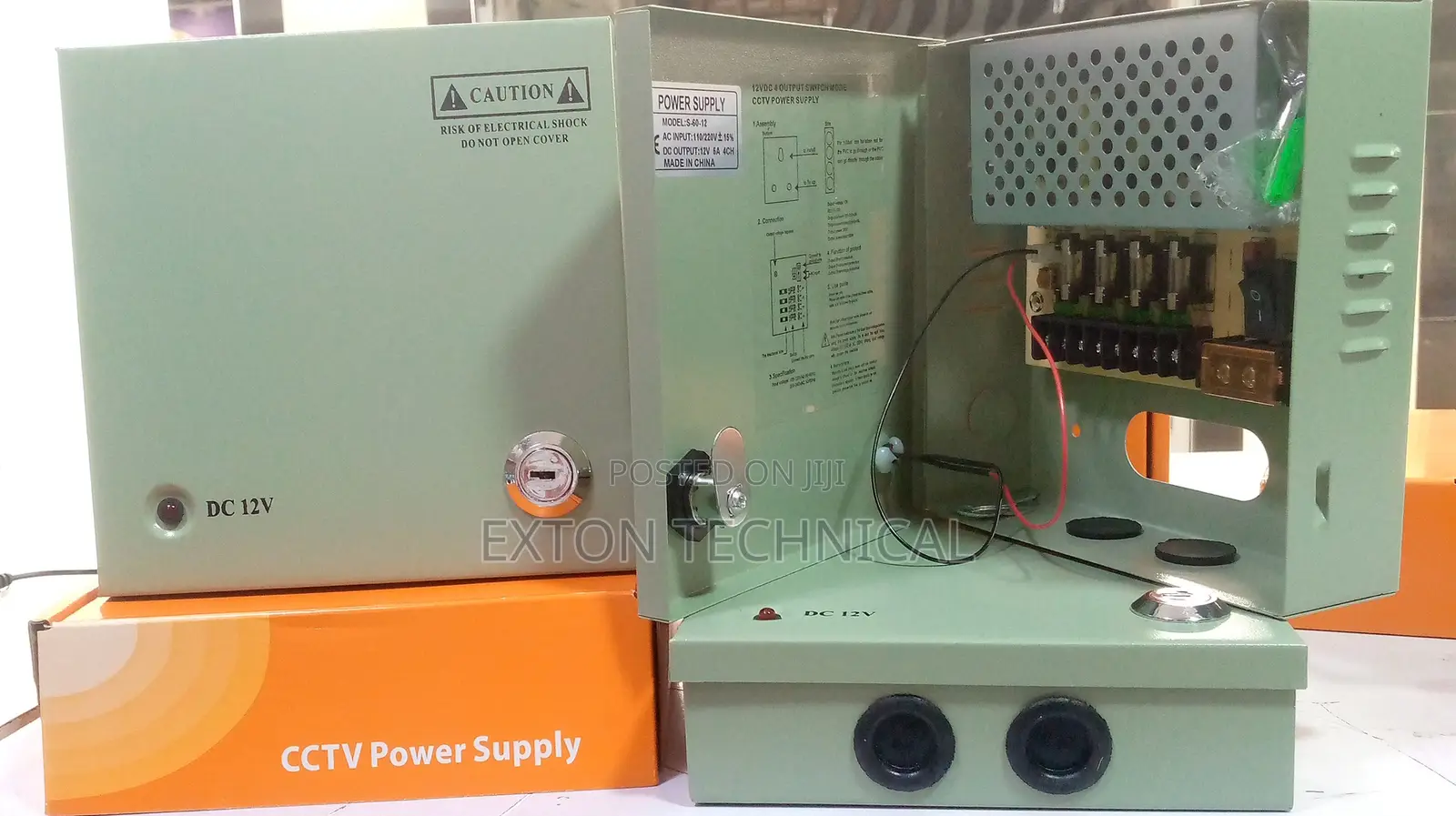 CCTV Power Supply Unit 12v 5a Closed 60watts
