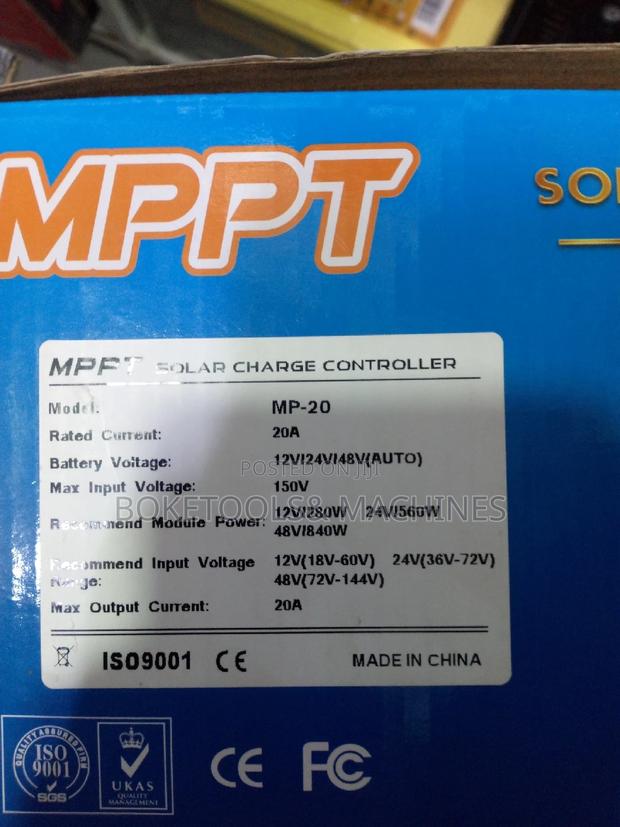 MPPT Solar Charge Controller 20amps - thumbnail 2