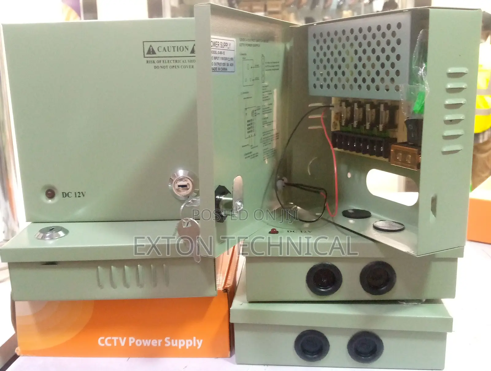 CCTV Camera Power Supply Box for 12v 5a Closed