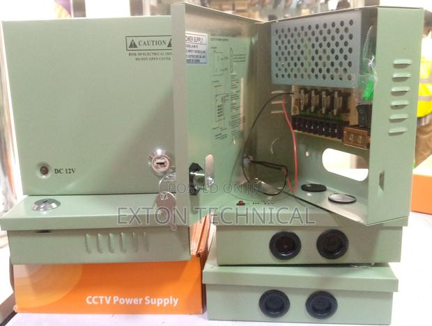 CCTV Camera Power Supply Box for 12v 5a Closed - main view