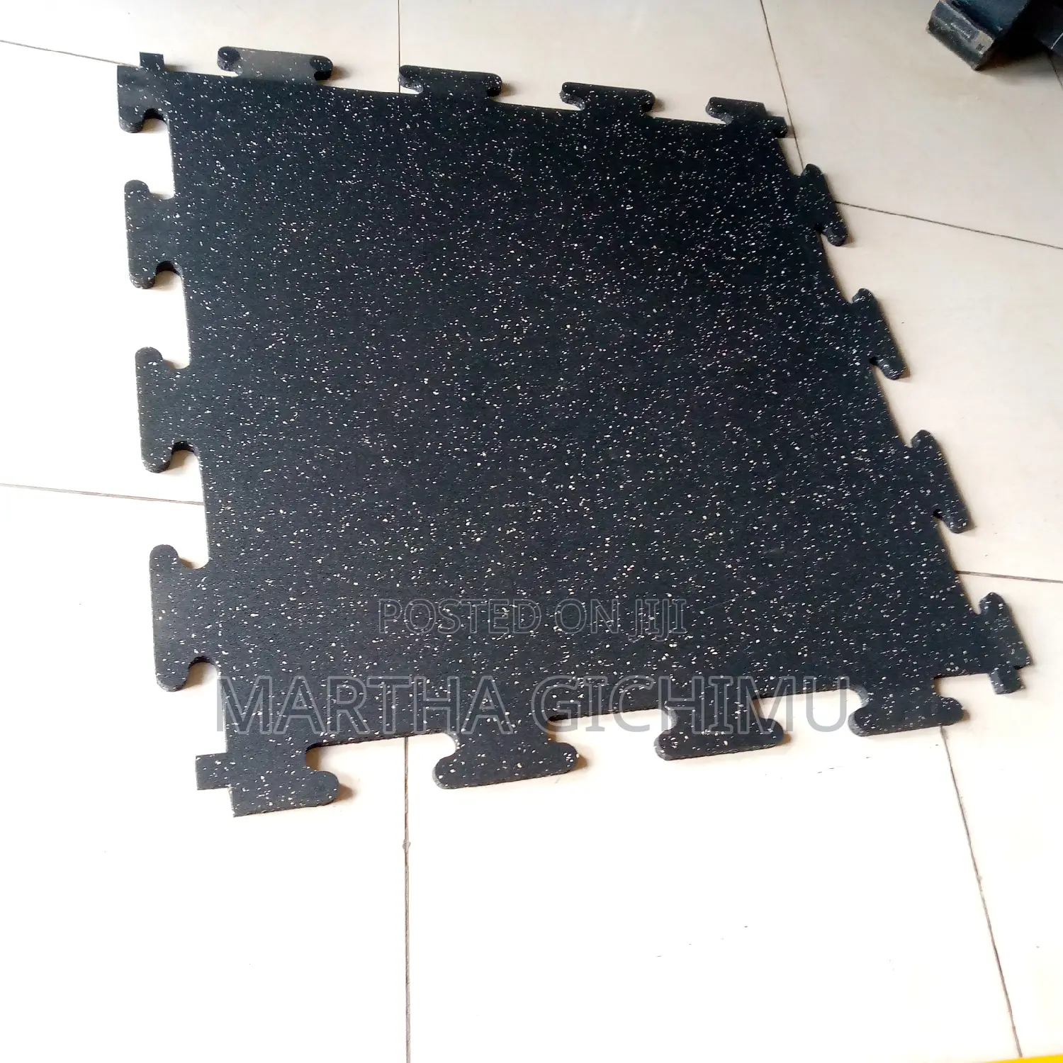 Interlocking Gym Rubber Mat Available