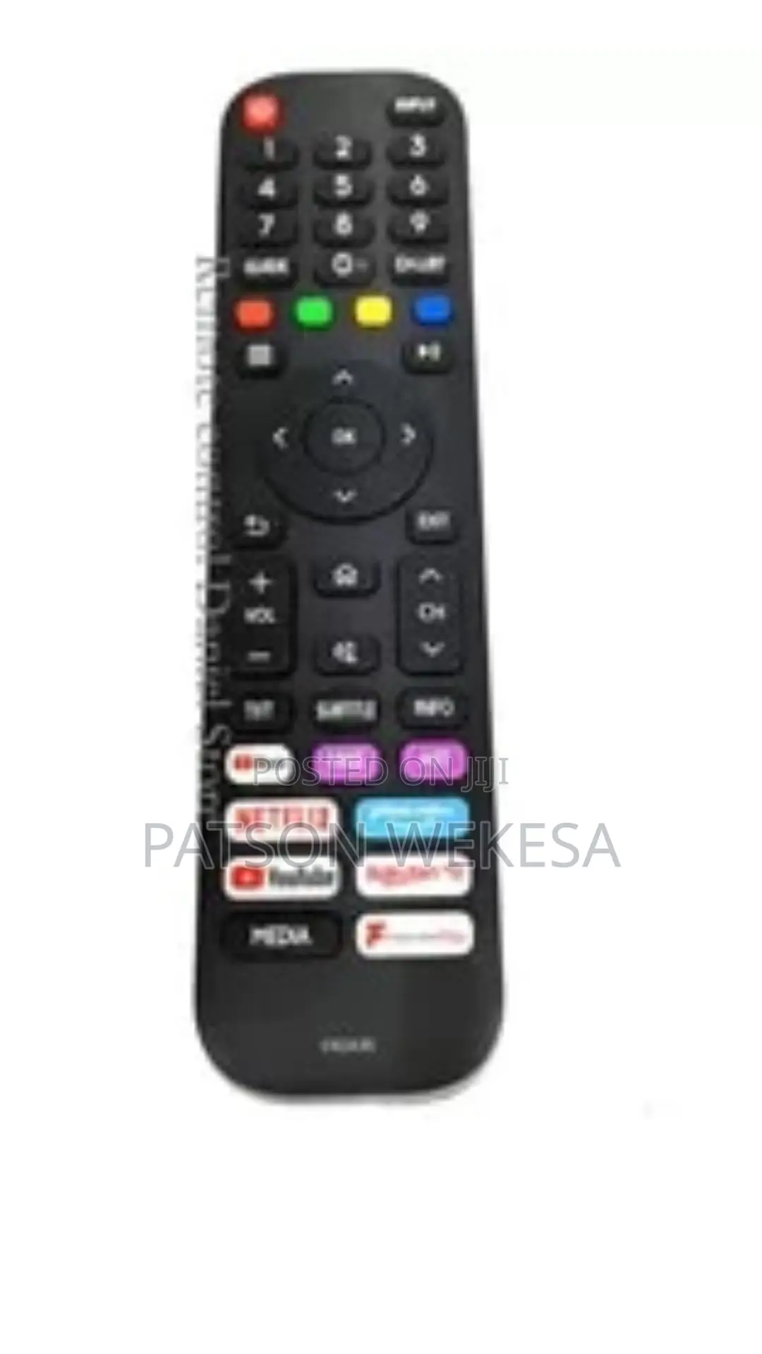 Hisense Remote Control for Smart TVS