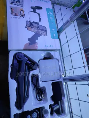 Handheld Phone Stabilizing Photography Video Light With Mic