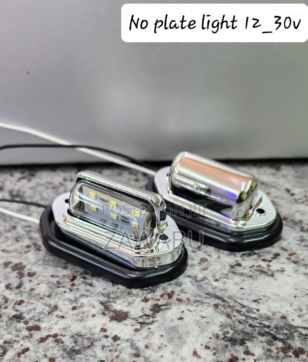 Universal Led Number Plate Lights 12_36v