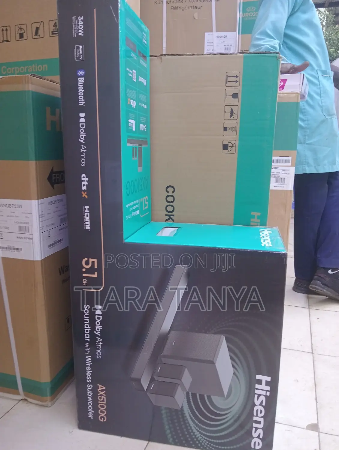 Hisense AX5100G 5.1ch Soundbar,Wireless,340watts