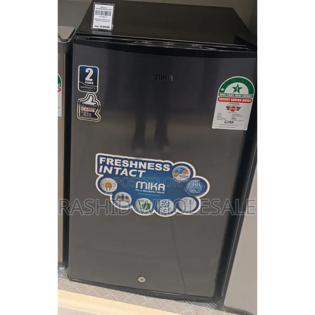 Mika 92l Fridge.  Single Door