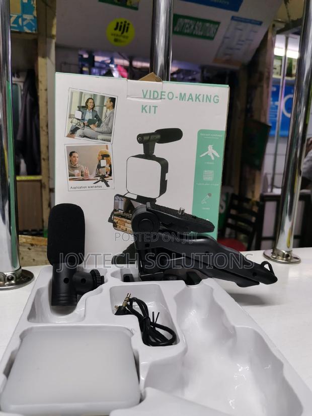 Mobile Phone Ringlight Vedio Making Kit. With Microphone - main view