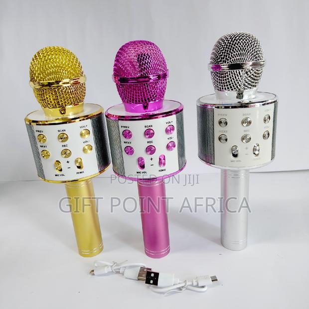Kids Karaoke Microphone With USB Cable for Music - thumbnail 2