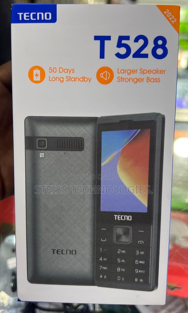 New Tecno T528 Black - main view
