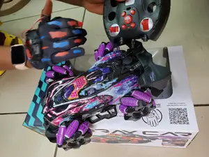 Rc Stunt Car With Kinetic Sensing Gloves With Controller