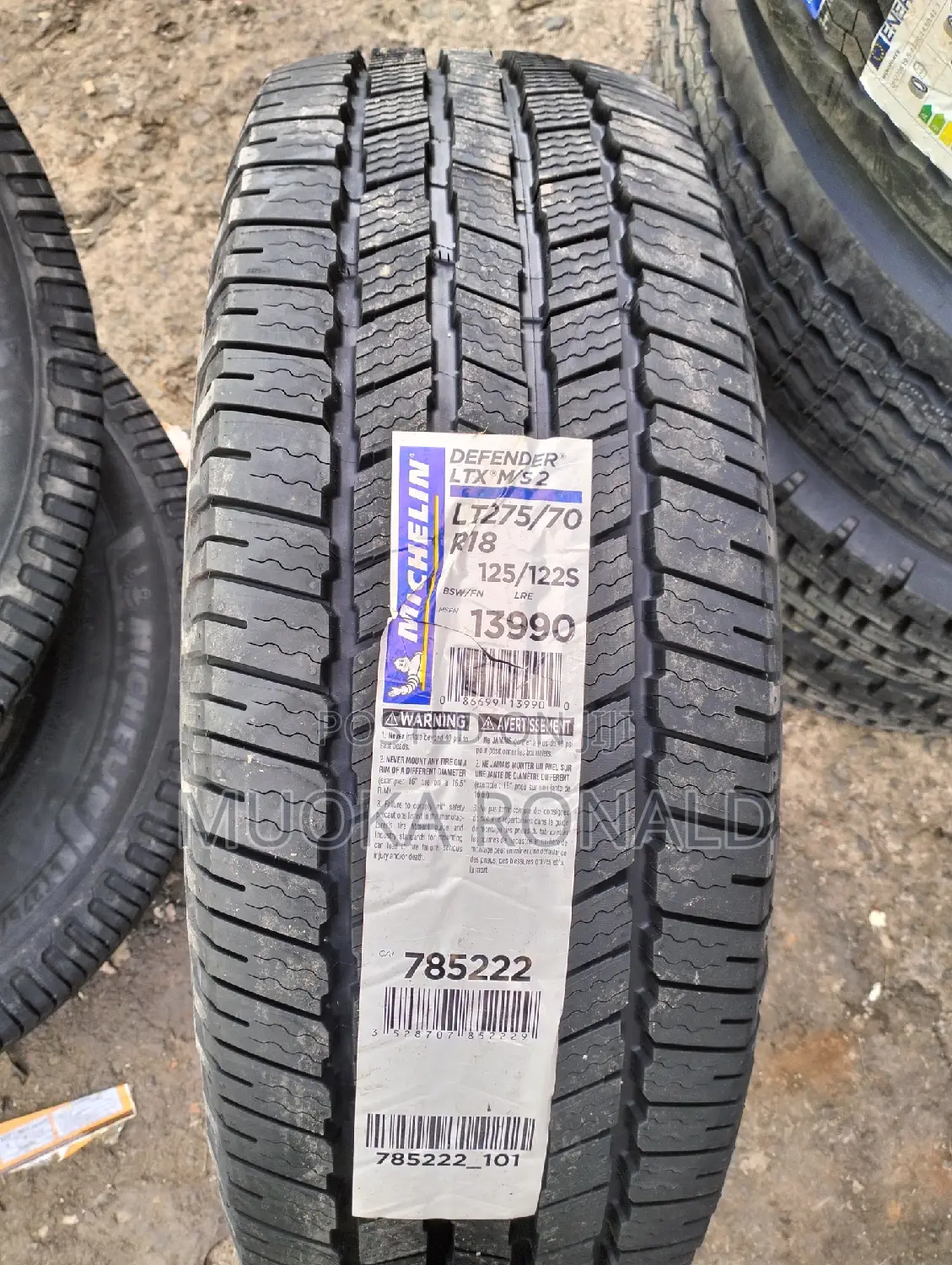 275/70r18 Michelin Tyre Made in U.S.A