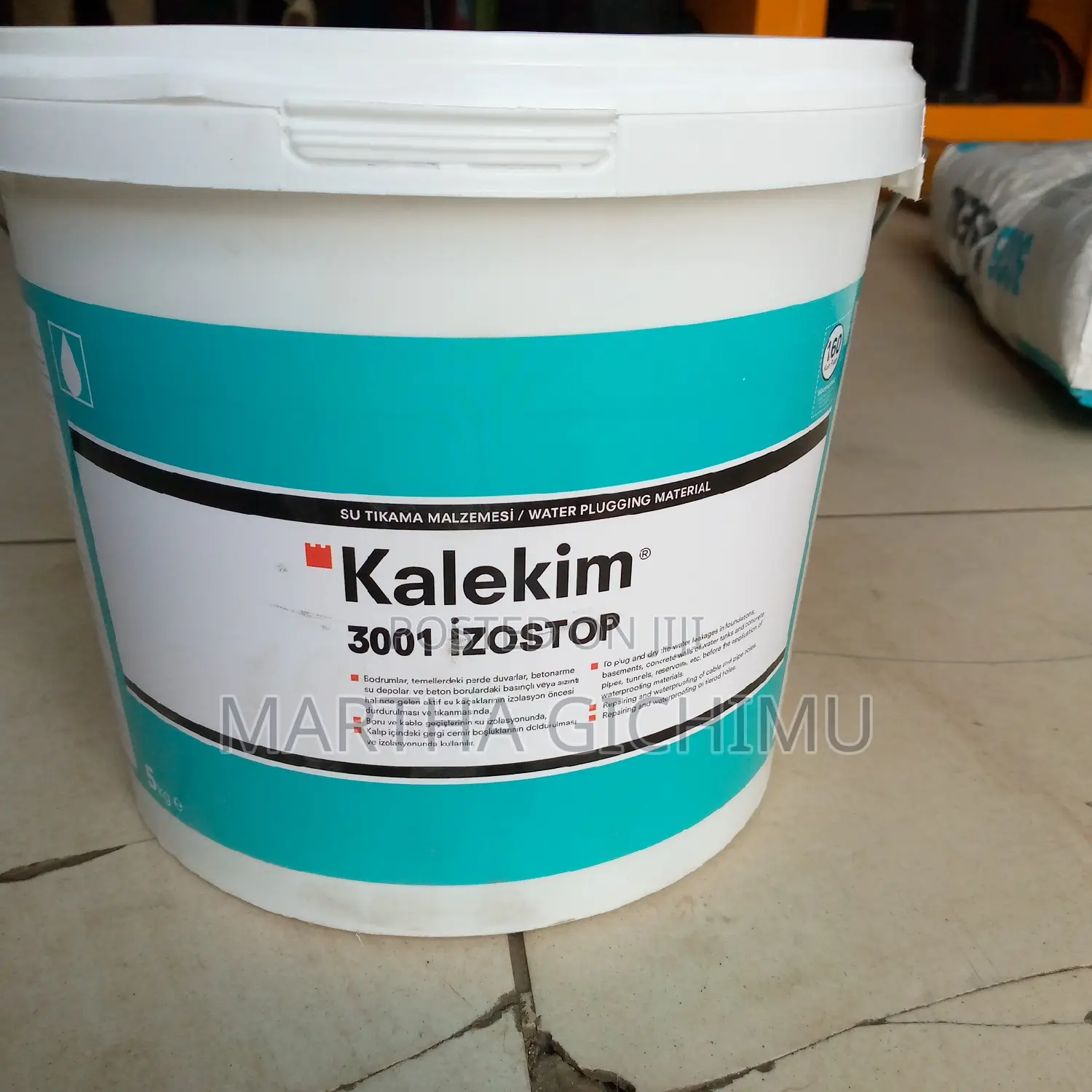 Kalekim Isostop 3001 Water Plug