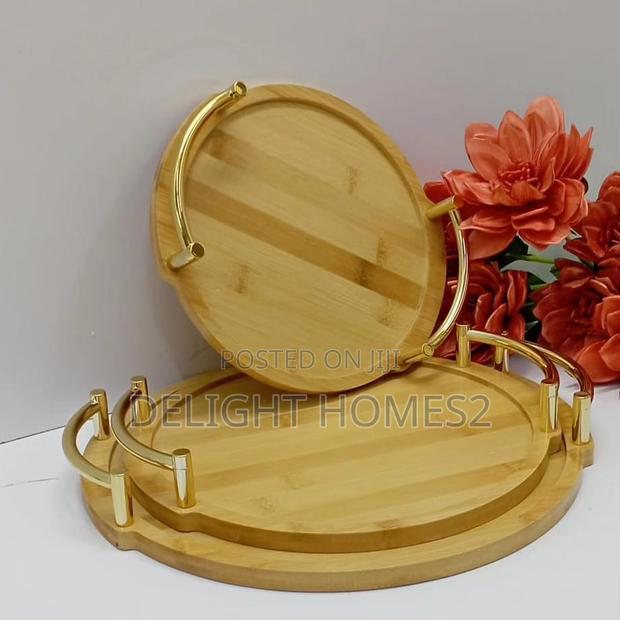 3 in 1 Bamboo Serving Tray - main view