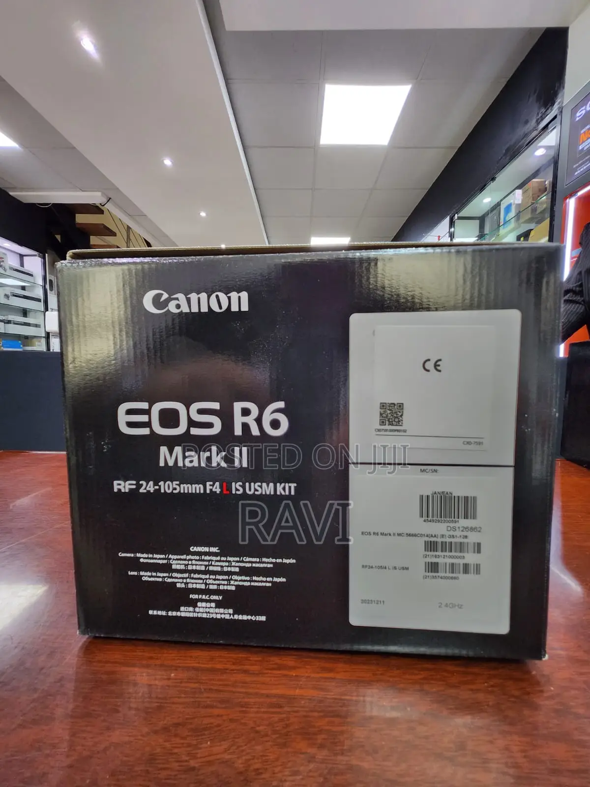 Canon Eos R6ii Kit 24-105mm F/4l Is Usm Kit With Free Memory