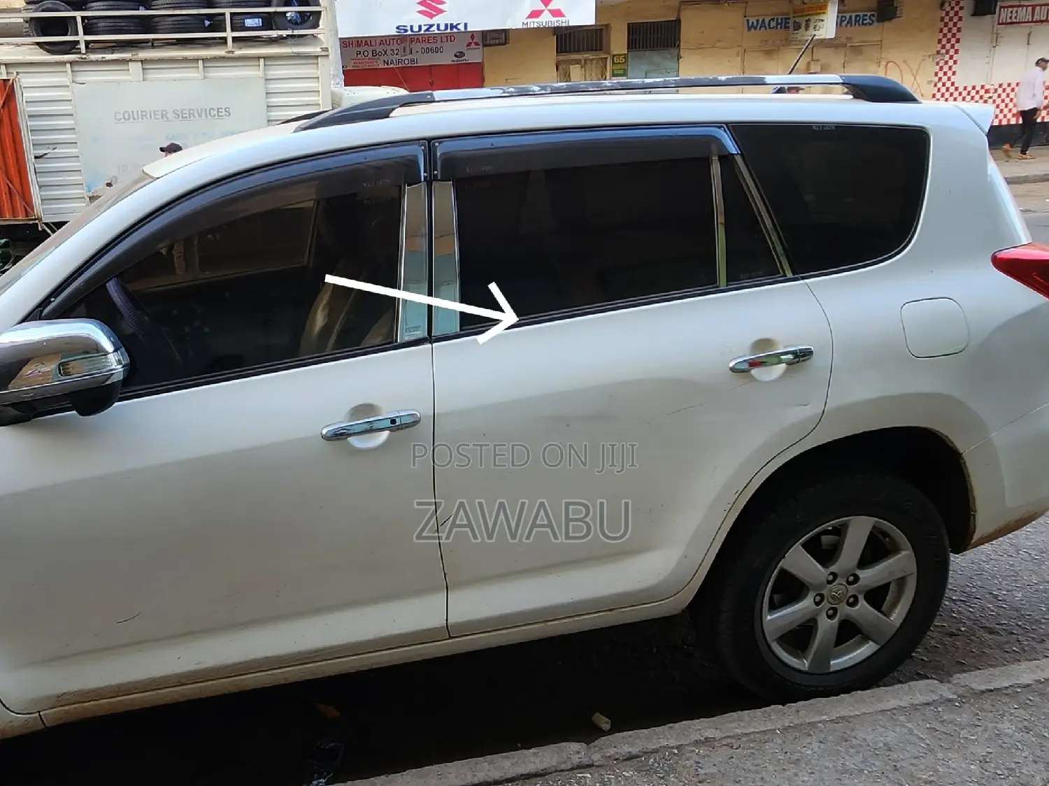 WEATHER Strips Toyota Vanguard Black