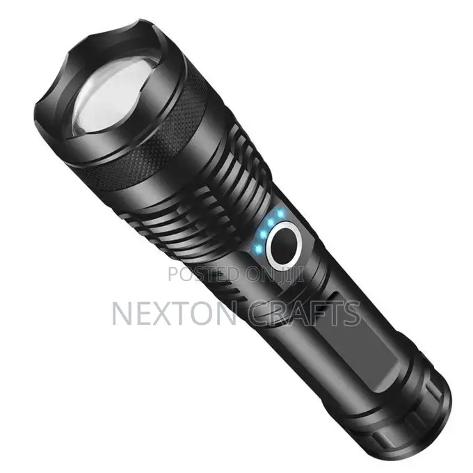 Powerful LED P50 USB Rechargeable Tactical Flashlight
