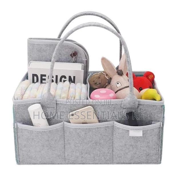 Collapsible Baby Diaper Caddy Nursery Organizer 38cmx25x18cm