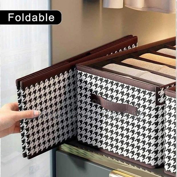 Non-Woven 9 Grid Wardrobe Clothes Organizer/Jeans Organizer - thumbnail 5