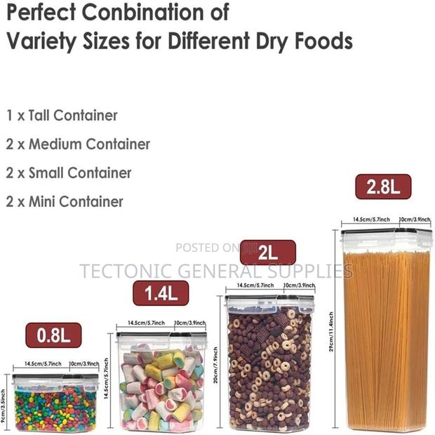 *7pcs Food/Pantry Storage Containers* - thumbnail 5