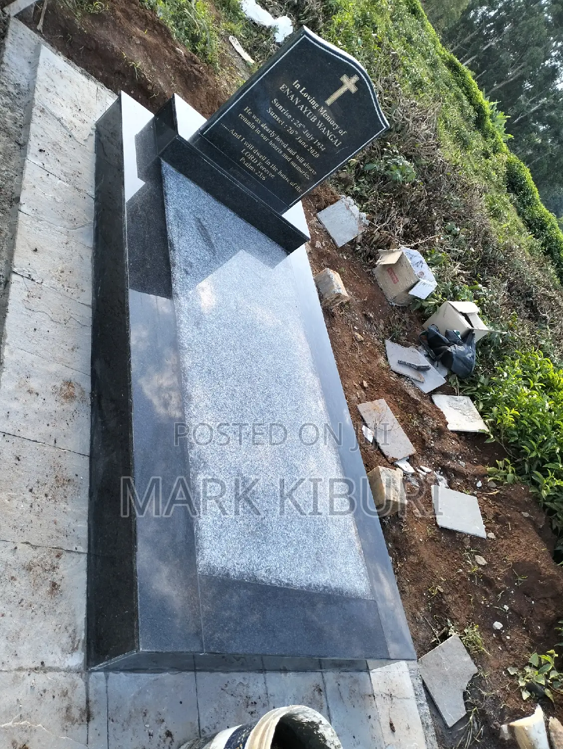 Grave With Granite