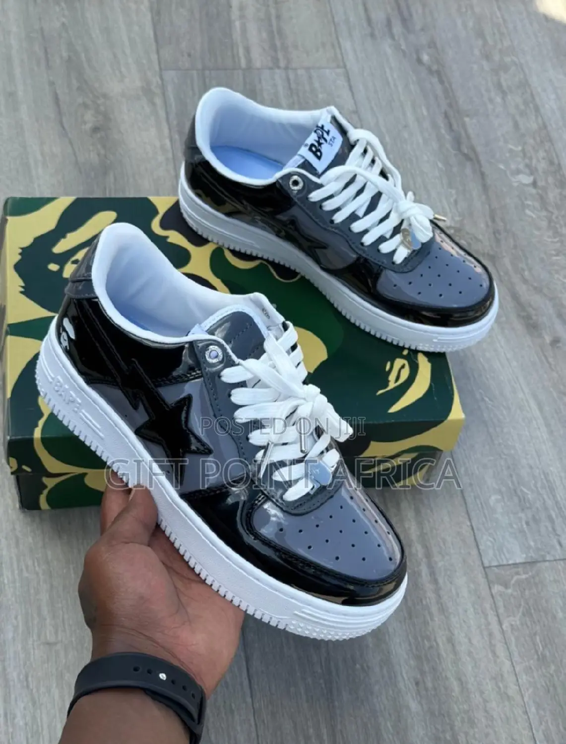 A Bathing Ape Bape Sta Low Cut Unisex Sneakers