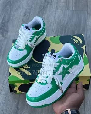 A Bathing Ape Bape Sta Low Cut Unisex Sneakers