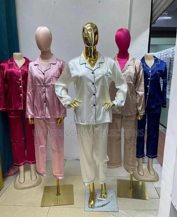 Unisex Silk Trouser Pyjamas for Teenage to Adults
