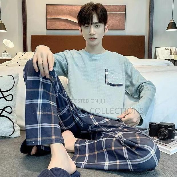 High Quality Men Cotton PJS - main view