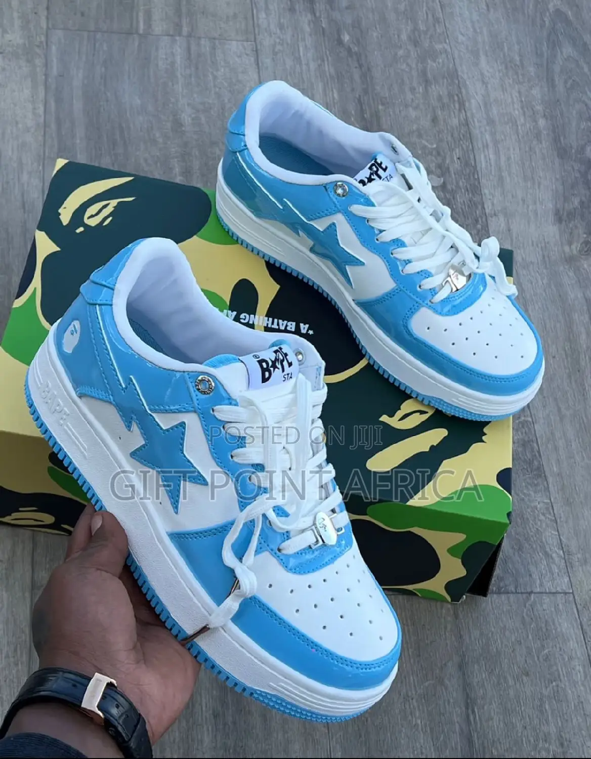 A Bathing Ape Bape Sta Low Cut Unisex Sneakers