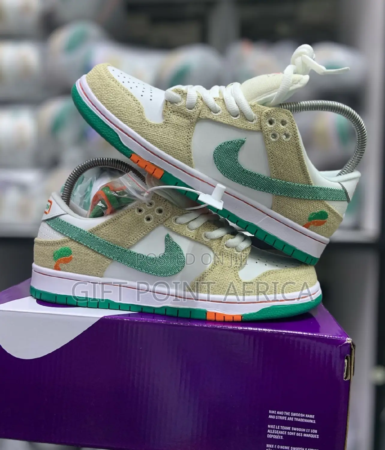 Nike SB Dunk Low Cut 'Cream' Sneakers for Men