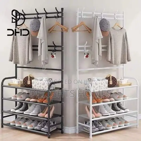 Multi Function Shoe / Hat / Cloth Rack With Hooks