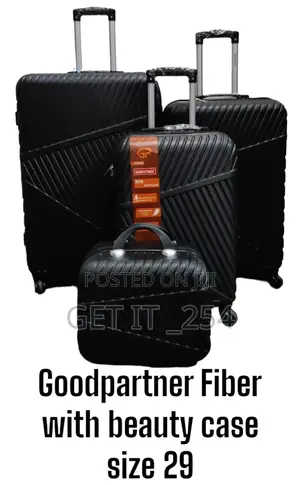 *4 In1 Luxurious Fibre Suitcase*
Double Zipper Closure