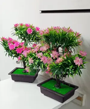 *Artificial Bonsai Tree, Faux Potted Plant 1pc Artificial
