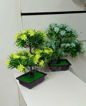 *Artificial Bonsai Tree, Faux Potted Plant 1pc Artificial