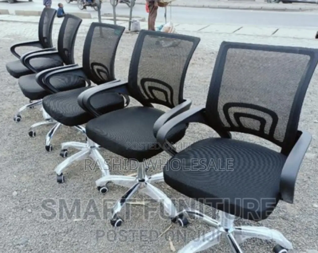 Assembled Office Chair. With Wheels