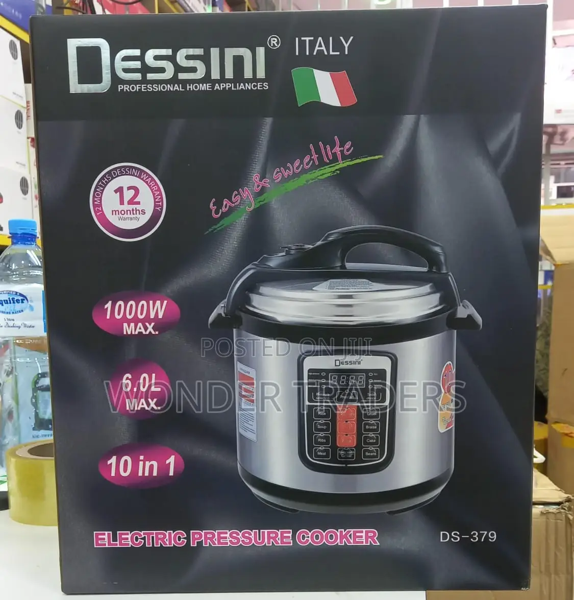 6 Litres Dessini Electric Pressure Cooker