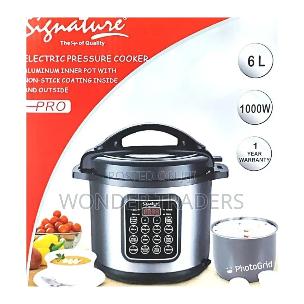 *Signature Electric Pressure Cooker,6 LTS